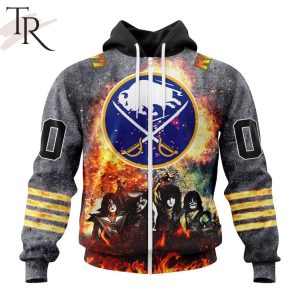 NHL Buffalo Sabres Special Mix KISS Band Design Hoodie