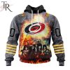 NHL Chicago Blackhawks Special Mix KISS Band Design Hoodie