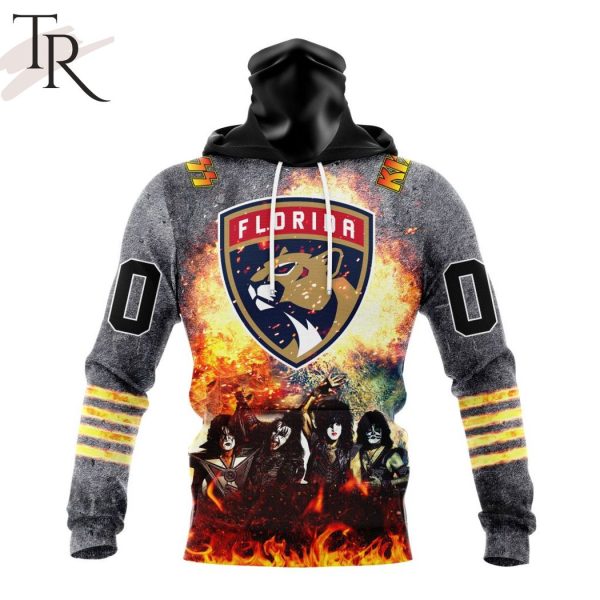 NHL Florida Panthers Special Mix KISS Band Design Hoodie