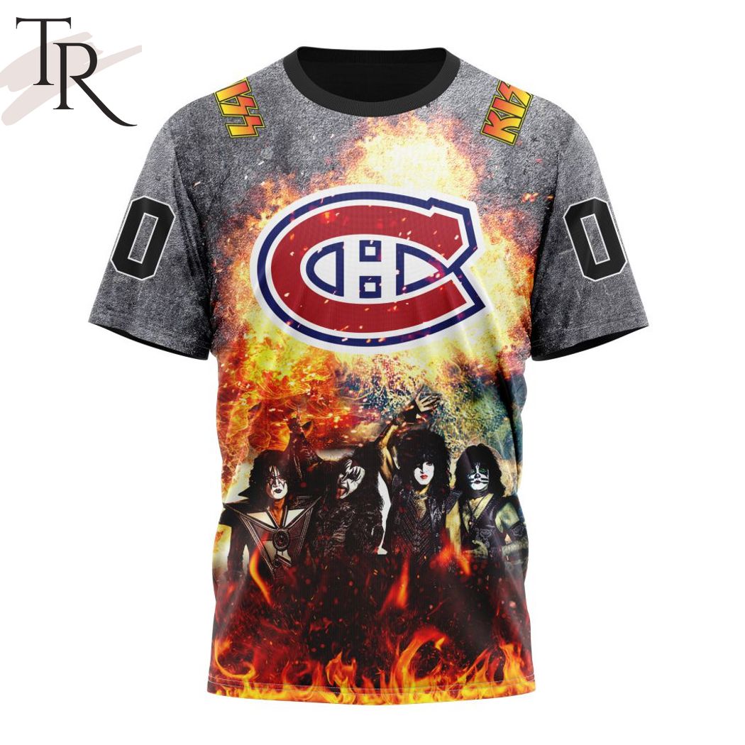 NHL Montreal Canadiens Special Mix KISS Band Design Hoodie