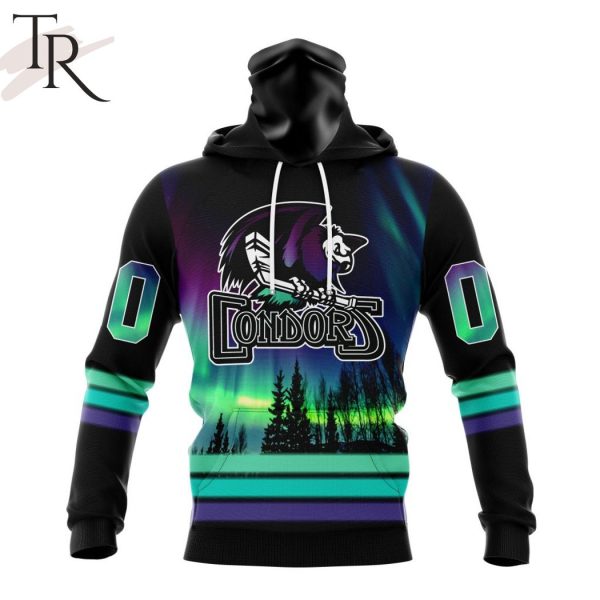 AHL Bakersfield Condors Special Design With Northern Lights Hoodie