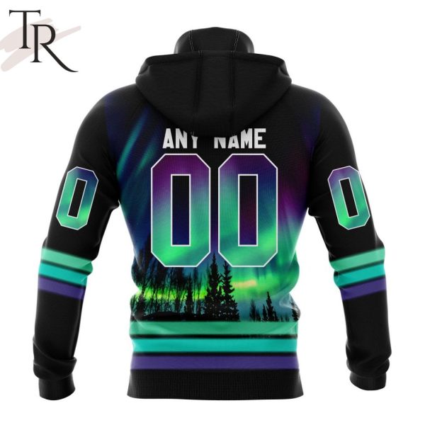 AHL Bakersfield Condors Special Design With Northern Lights Hoodie