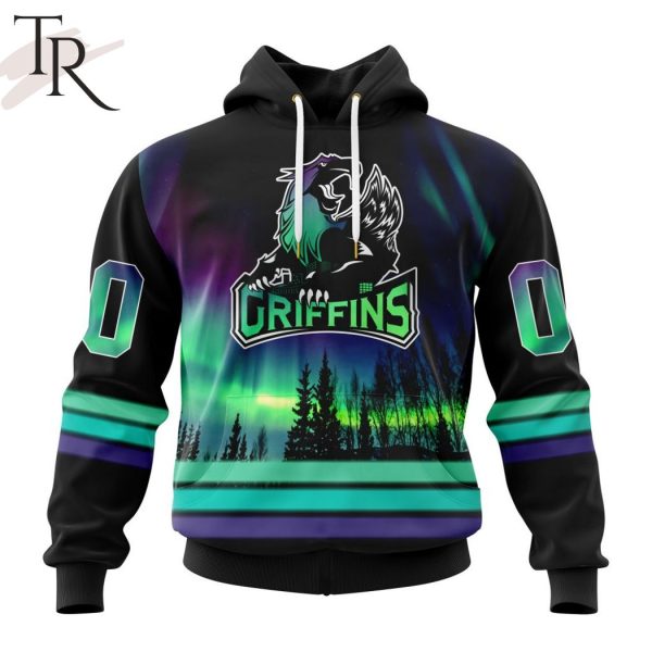 AHL Grand Rapids Griffins Special Design With Northern Lights Hoodie