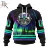AHL Henderson Silver Knights Special Design With Northern Lights Hoodie