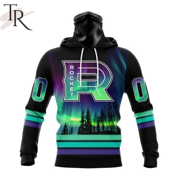 AHL Laval Rocket Special Design With Northern Lights Hoodie