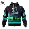 AHL Milwaukee Admirals Special Design With Northern Lights Hoodie