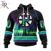 AHL Rochester Americans Special Design With Northern Lights Hoodie