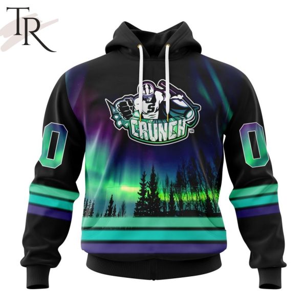 AHL Syracuse Crunch Special Design With Northern Lights Hoodie