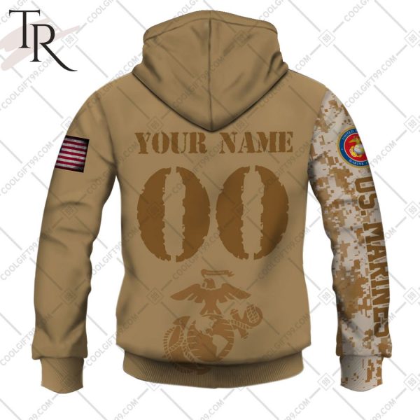 NBA Charlotte Hornets Marine Corps Special Designs Hoodie