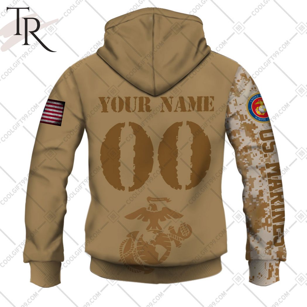 NBA Golden State Warriors Marine Corps Special Designs Hoodie