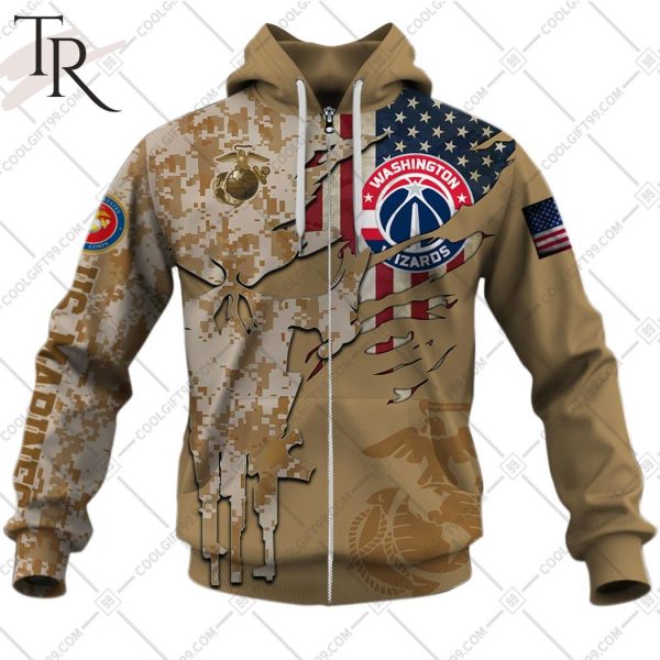 NBA Washington Wizards Marine Corps Special Designs Hoodie