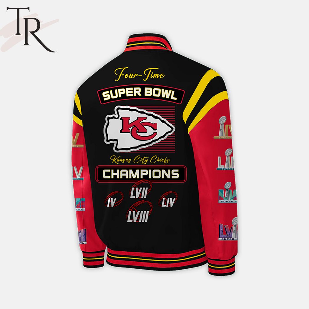 Super Bowl LVIII Champions Kansas City Chiefs Baseball Jacket