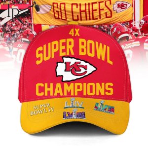 Kansas City Chiefs 4X Super Bowl Champions Classic Cap