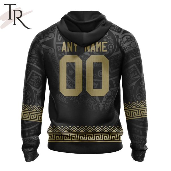 LIGA MX Pumas UNAM Special Black And Gold Design With Mexican Eagle Hoodie