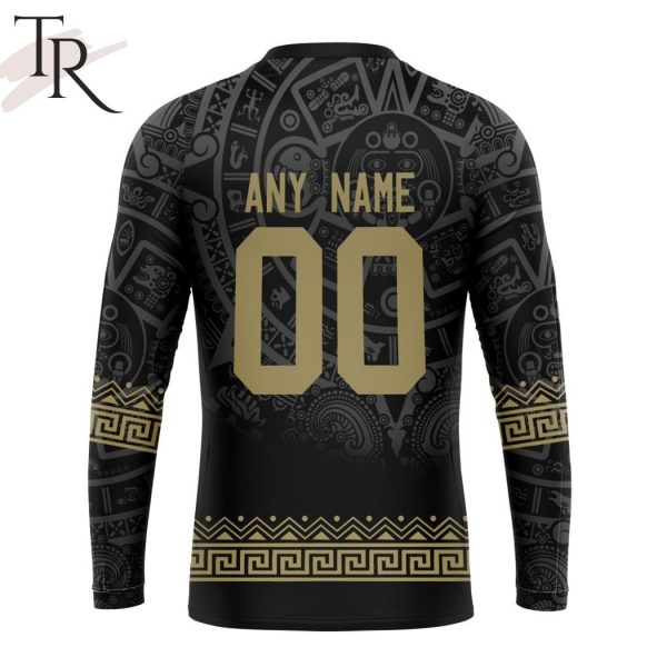 LIGA MX Pumas UNAM Special Black And Gold Design With Mexican Eagle Hoodie