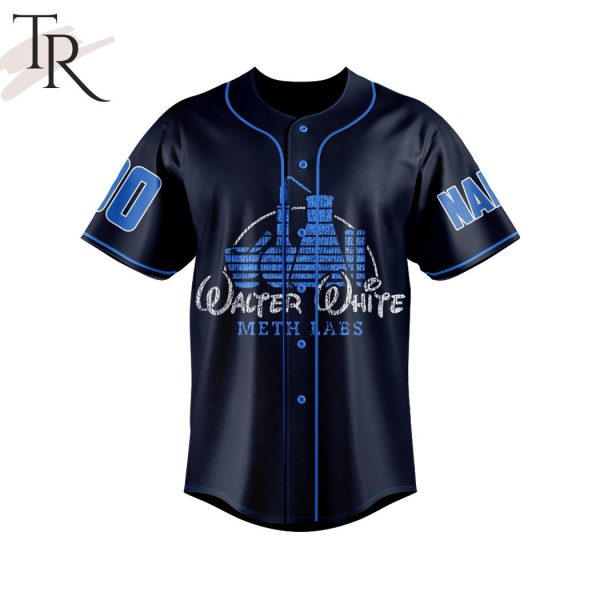 Walter White Meth Labs The Meth Face Custom Baseball Jersey