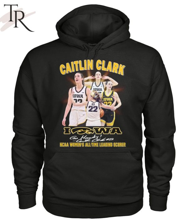 Caitlin Clark Iowa Go Hawks NCAA Women’s All-Time Leading Scorer T-Shirt