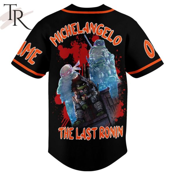 Booyakasha Michelangelo The Last Ronin Custom Baseball Jersey