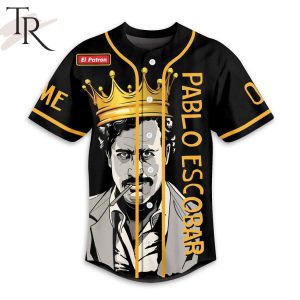 Pablo Escobar Geniuses Are Always Branded As Crazy Custom Baseball Jersey
