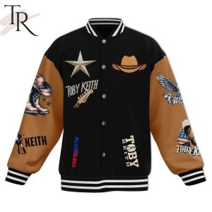 Don’t Let The Man In Toby Keith Baseball Jacket