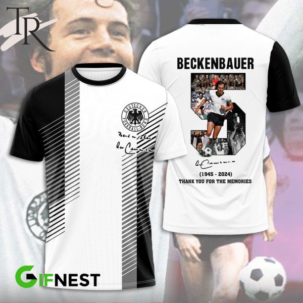 Beckenbauer 1945 – 2024 Thank You For The Memories Hoodie