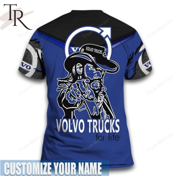 Custom Name Volvo Trucks For Life Hoodie