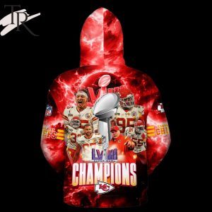 Limited Edition Super Bowl LVIII Champions Kansas City Chiefs Hoodie