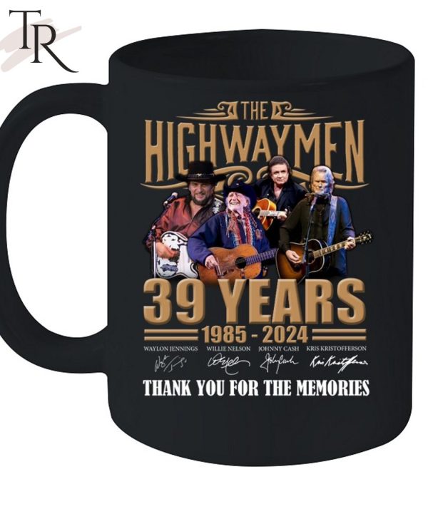 The Highwaymen 39 Years 1985 – 2024 Thank You For The Memories T-Shirt