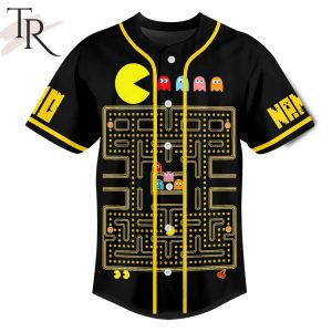 Pac-Man Waka Waka Waka Custom Baseball Jersey