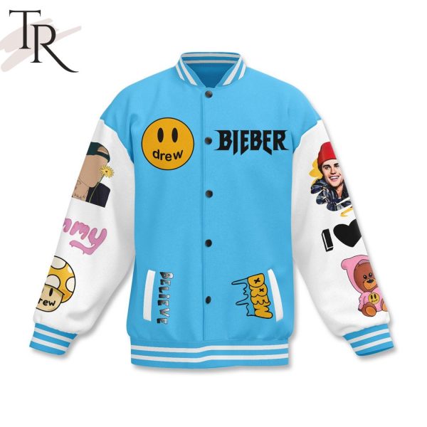 Justin Bieber All I Need Is Beauty And A Beat Baseball Jacket