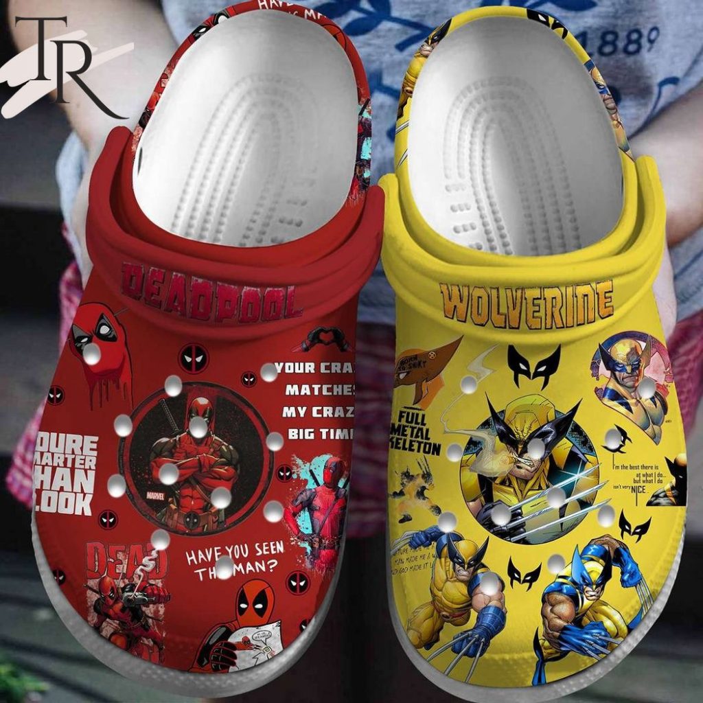 Deadpool Wolverine Crocs - Torunstyle