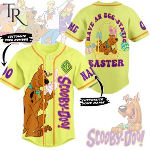 Scooby-Doo Have An Egg-Static Easter Custom Baseball Jersey