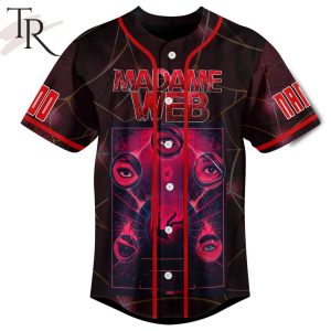 Madame Web Her Web Connects Them All Custom Baseball Jersey
