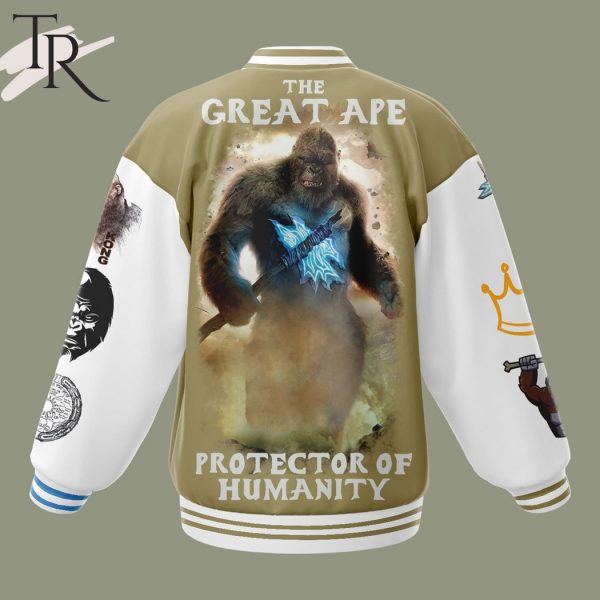 King Kong The Great Are Protector Of Humanity Baseball Jacket