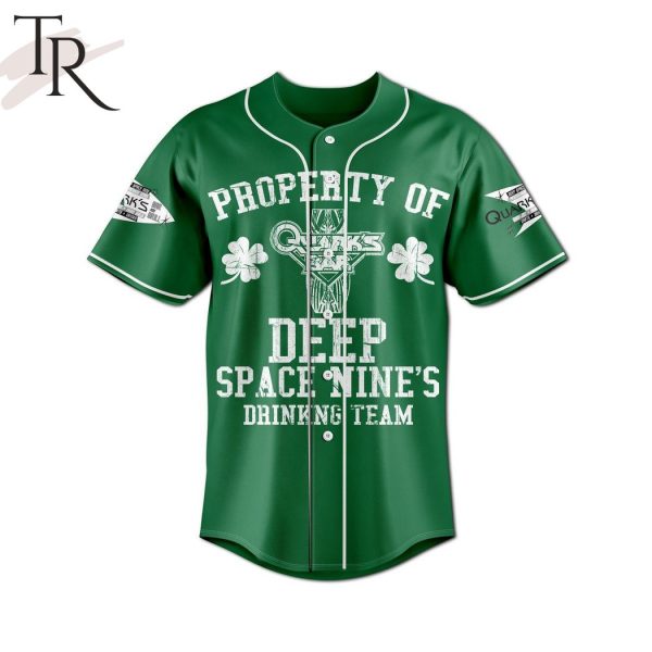 Star Trek St.Patrick’s Day Property Of Deep Space Nine’s Drinking Team Custom Baseball Jersey