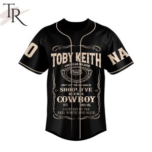 Toby Keith Custom Baseball Jersey