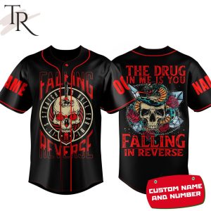Falling In Reverse The Drug In Me Is You Custom Baseball Jersey