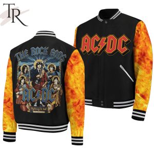The Rock Gods ACDC Highway To Hell Baseball Jacket