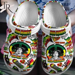 Bob Marley Reggae On The Road Crocs