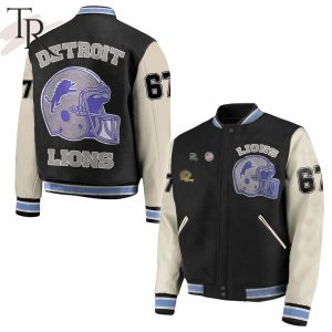 Detroit Lions 67 Baseball Jacket