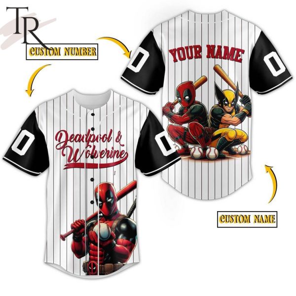 Deadpool & Wolverine Custom Baseball Jersey