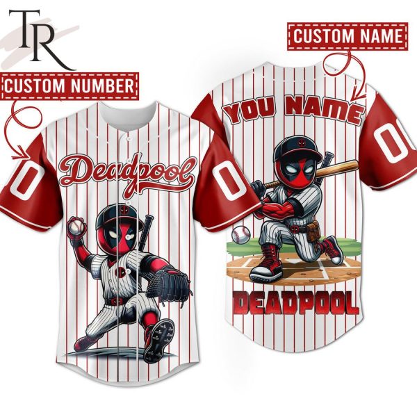 Deadpool Custom Baseball Jersey
