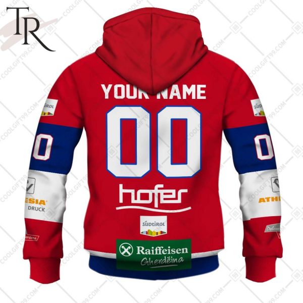 Alps Hockey League HC Gardena Jersey Style Hoodie