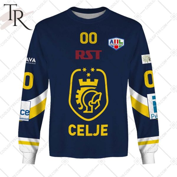 Alps Hockey League HK RST Pellet CELJE Jersey Style Hoodie