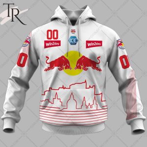 Personalized EC Red Bull Salzburg Home Jersey Style Hoodie