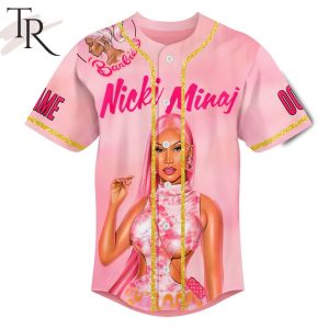 Nicki Minaj Barbie Album Custom Baseball Jersey