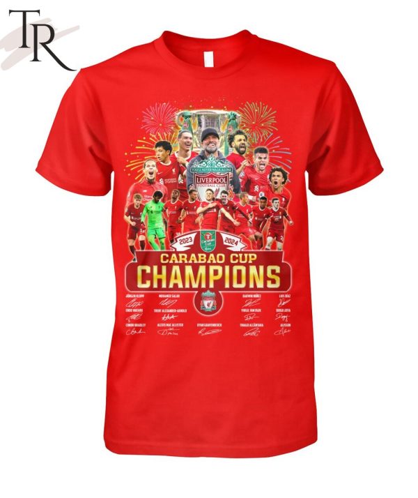 Liverpool 2023-2024 Carabao Cup Champions T-Shirt