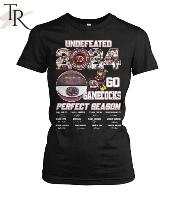 Undefeated 2024 South Carolina Gamecocks Perfect Season T-Shirt