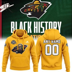 Limited Black History Minnesota Wild Hockey Team Hoodie