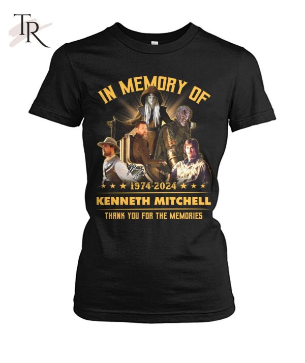 In Memory Of 1974-2024 Kenneth Mitchell Thank You For The Memories T-Shirt
